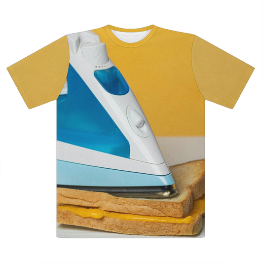 Grilled Cheese Premium Cut and Sew Sublimation Unisex T-Shirt