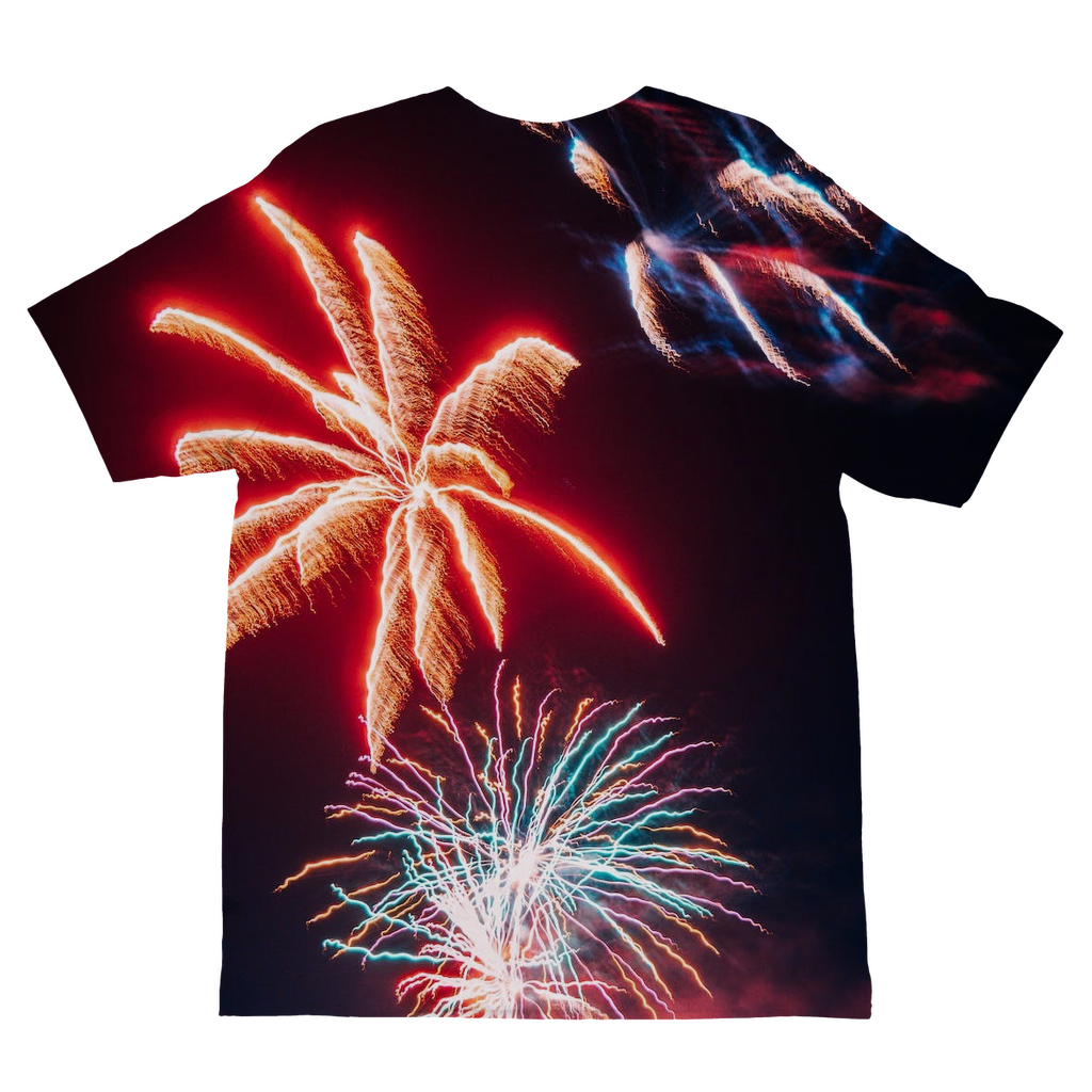 Fireworks Sublimation Kids T-Shirt