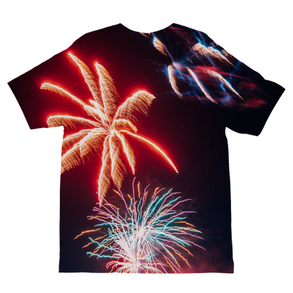 Fireworks Sublimation Kids T-Shirt