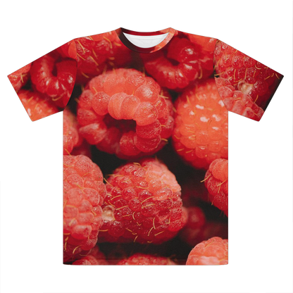 Raspberry Premium Cut and Sew Sublimation Unisex T-Shirt