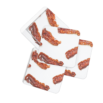 Bacon Hardboard Coaster Set of 4