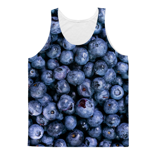 Blueberry Classic Sublimation Adult Tank Top