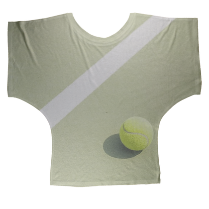 Tennis Sublimation Batwing Top