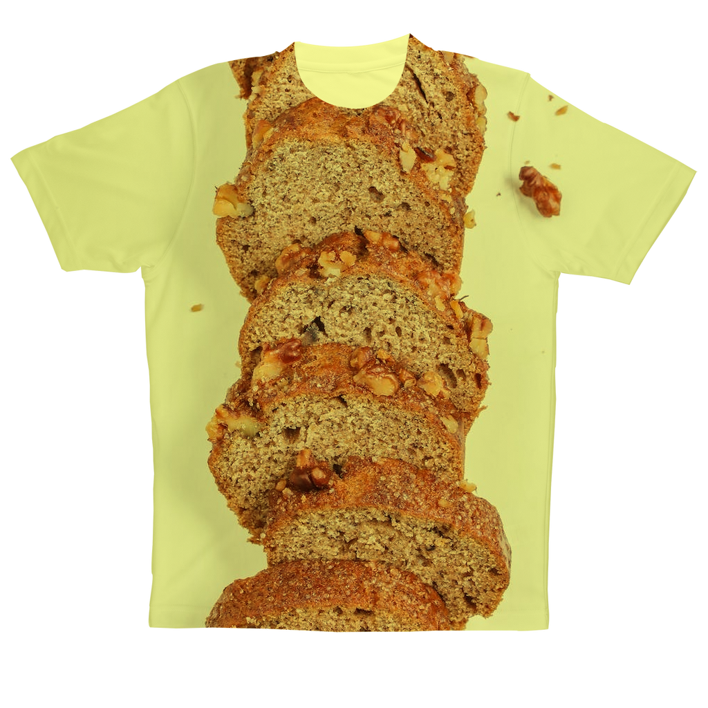 Banana Bread Sublimation Performance Adult T-Shirt