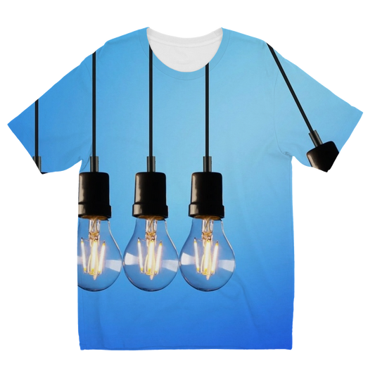 Light Bulbs Sublimation Kids T-Shirt