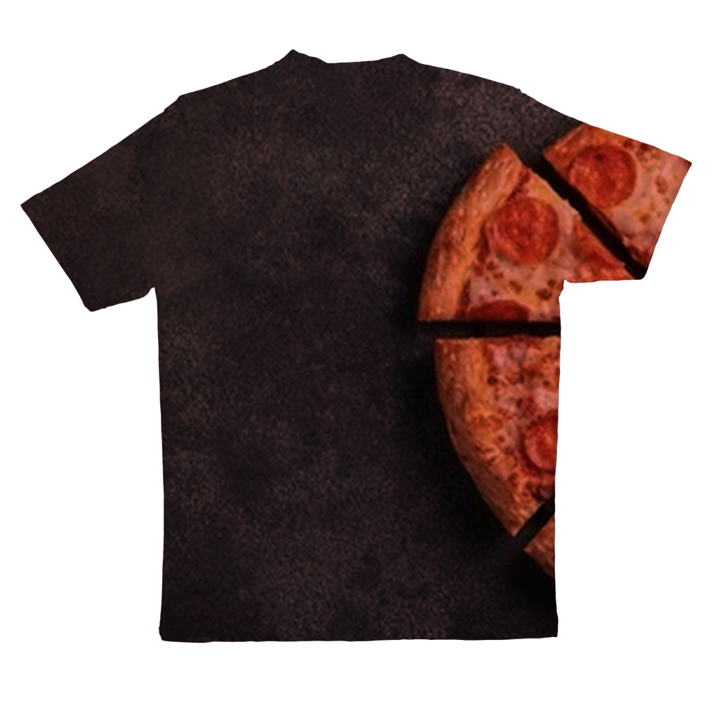 Pizza Sublimation Performance Adult T-Shirt