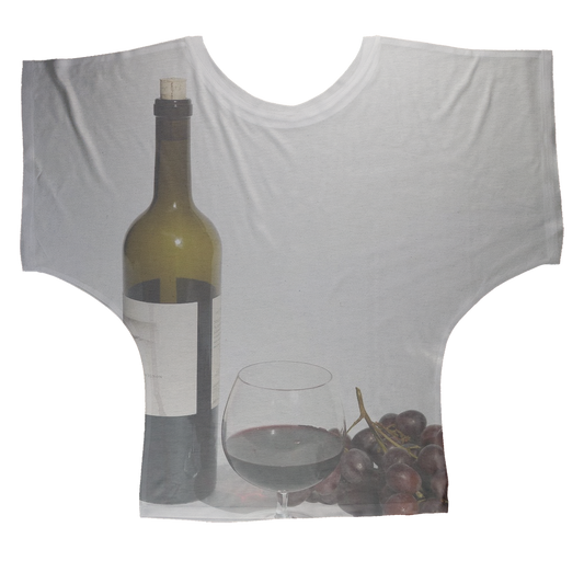 Wine Sublimation Batwing Top