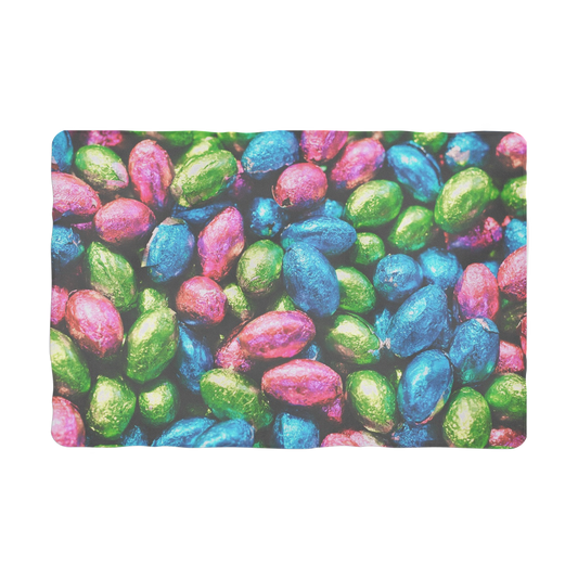 Easter Eggs Sublimation Pet Blanket