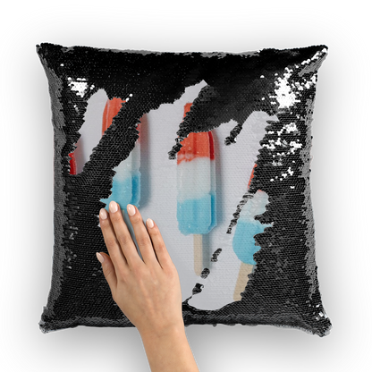 Popsicle Sequin Cushion Cover