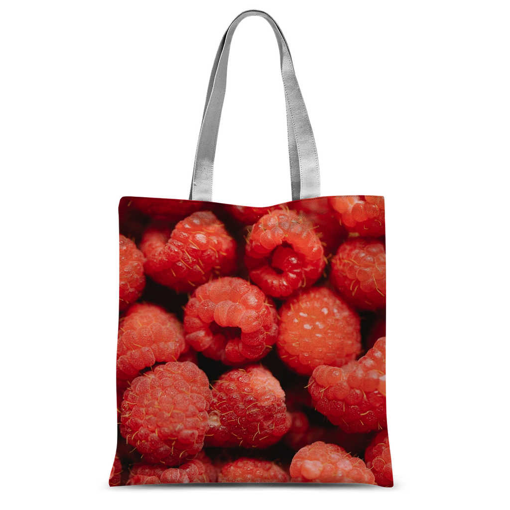 Raspberry Classic Sublimation Tote Bag