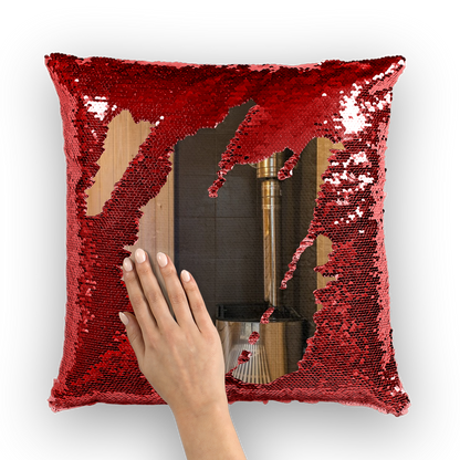 Sauna Sequin Cushion Cover