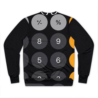 Calculator Premium Cut and Sew Sublimation Unisex Sweatshirt