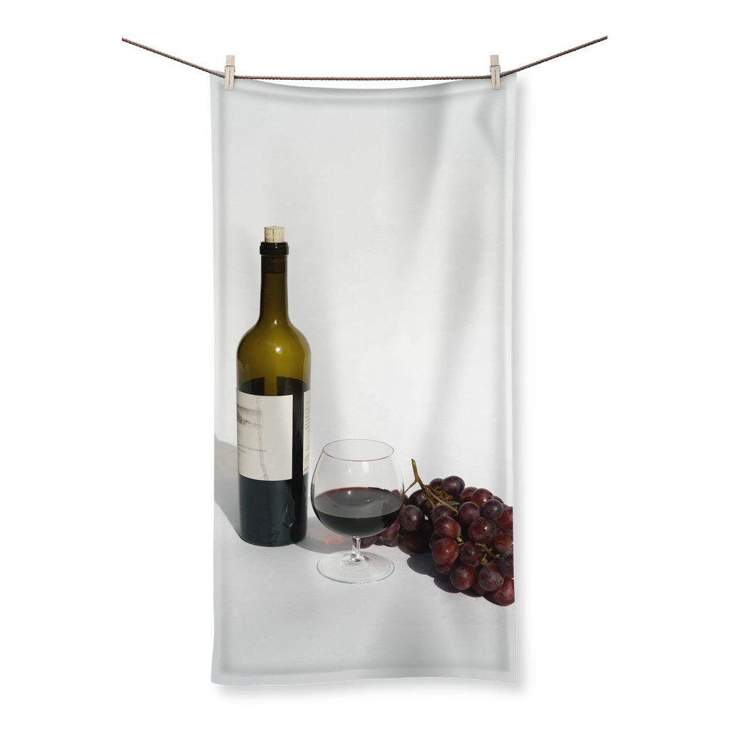 Wine Sublimation All Over Towel