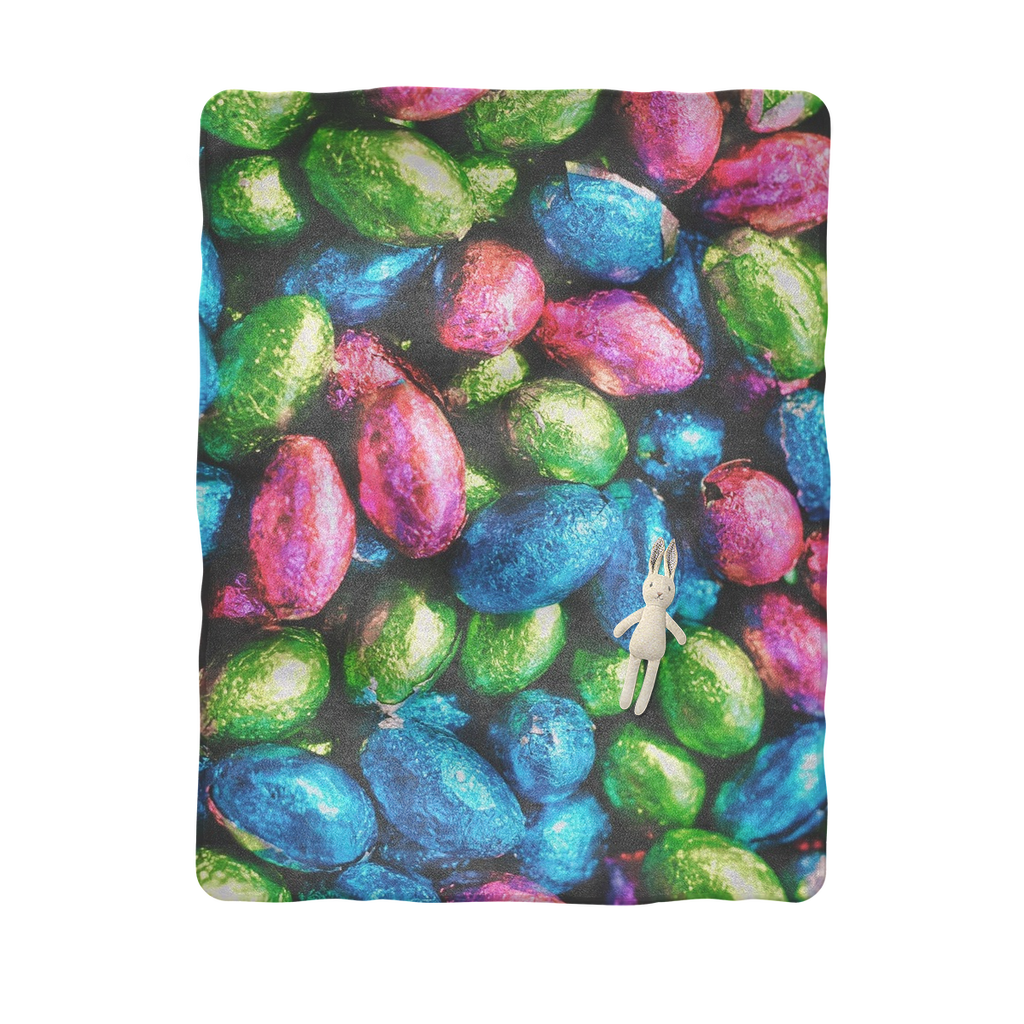 Easter Eggs Sublimation Baby Blanket