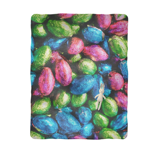 Easter Eggs Sublimation Baby Blanket