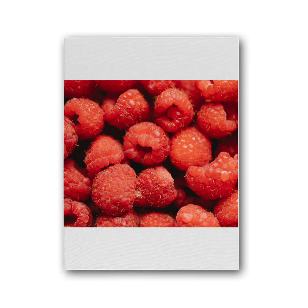 Raspberry Premium Stretched Canvas