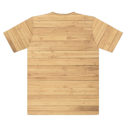 Wood Floor Premium Cut and Sew Sublimation Unisex T-Shirt