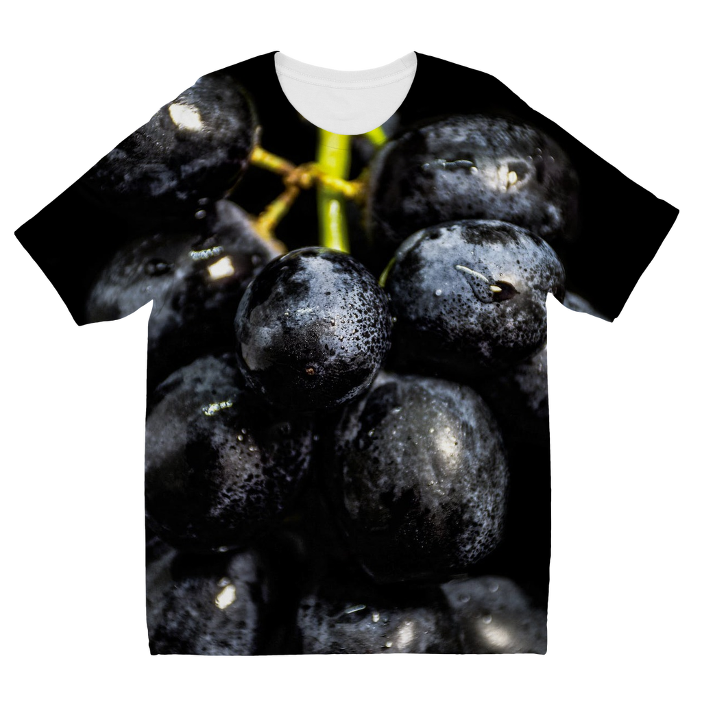 Grapes Sublimation Kids T-Shirt