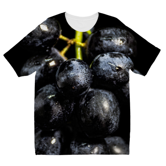 Grapes Sublimation Kids T-Shirt