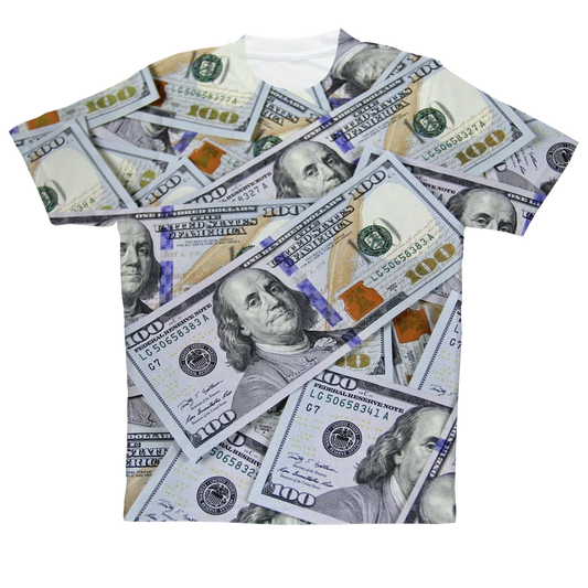 Money Sublimation Performance Adult T-Shirt