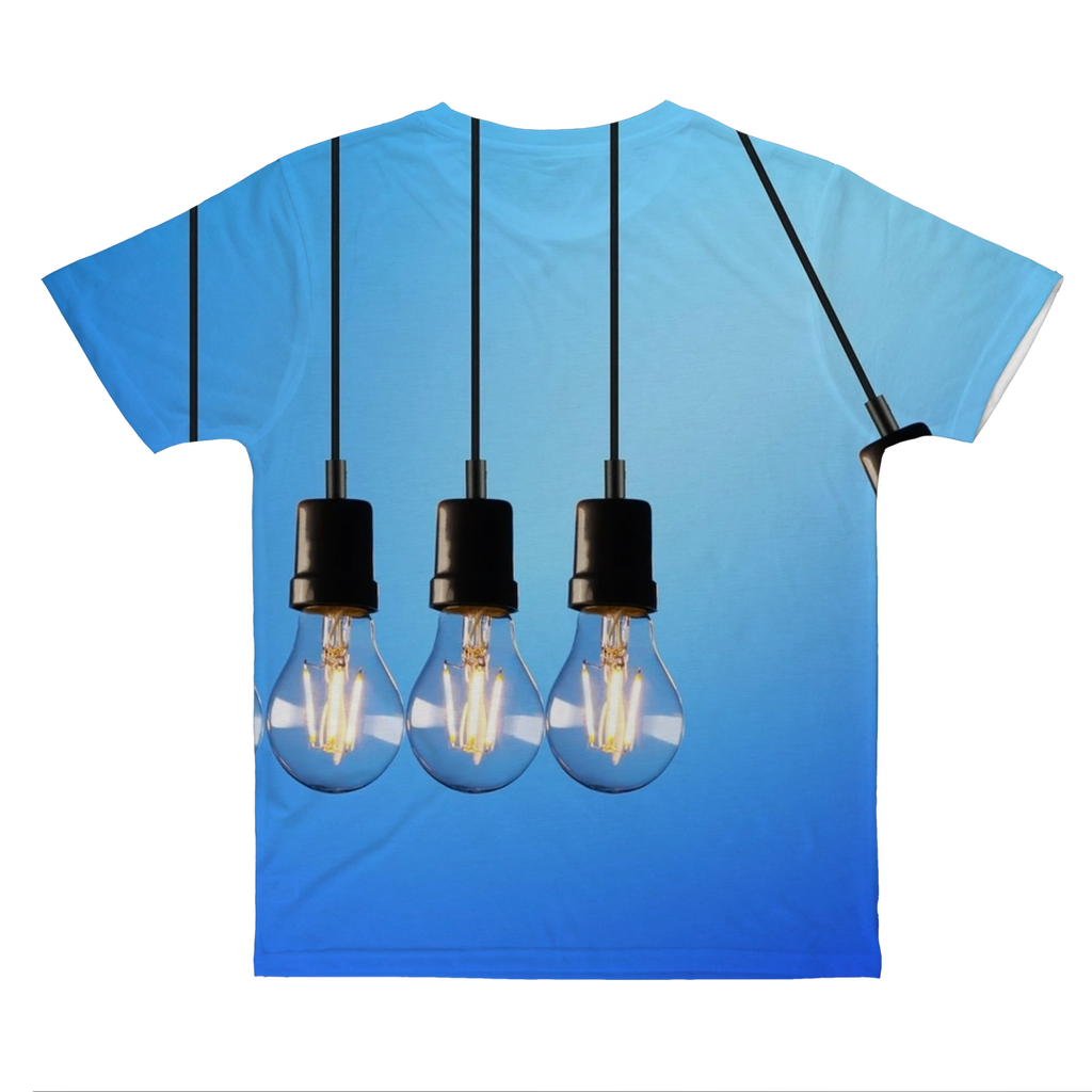 Light Bulbs Classic Sublimation Adult T-Shirt