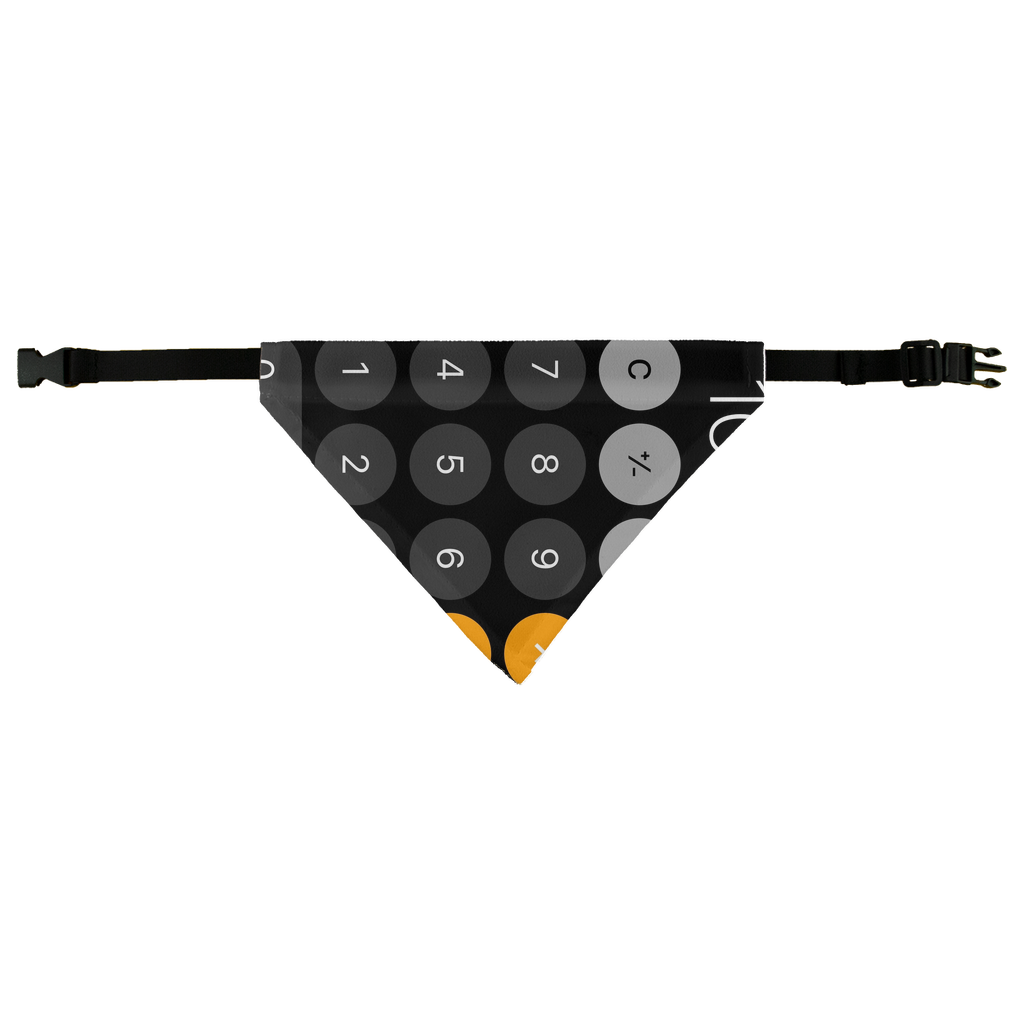 Calculator Pet Bandana