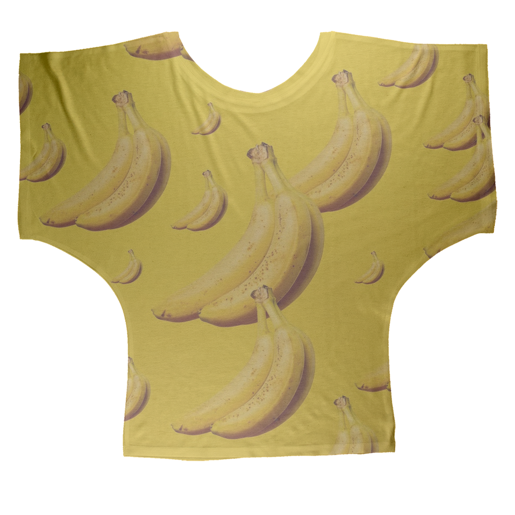 Banana Sublimation Batwing Top