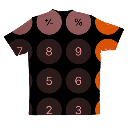 Calculator Sublimation Performance Adult T-Shirt