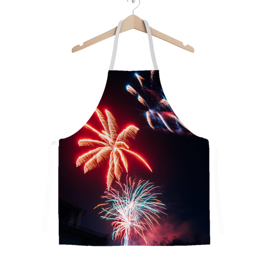 Fireworks Classic Sublimation Adult Apron