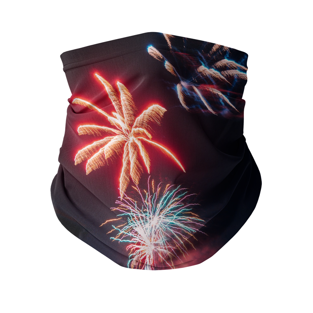 Fireworks Sublimation Neck Gaiter