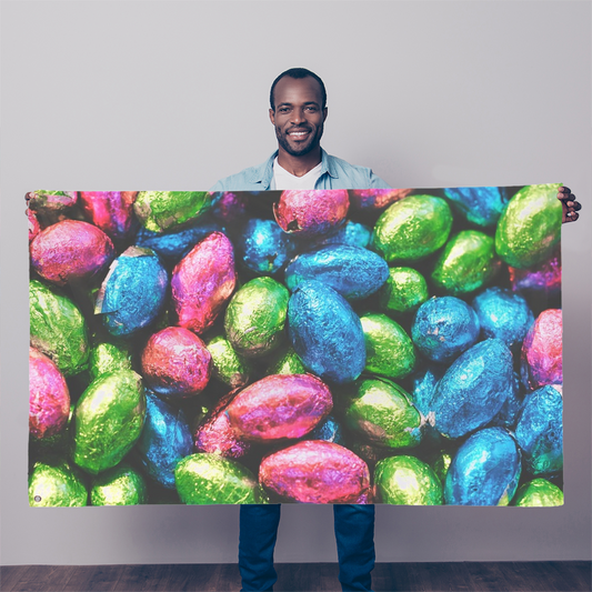 Easter Eggs Sublimation Flag