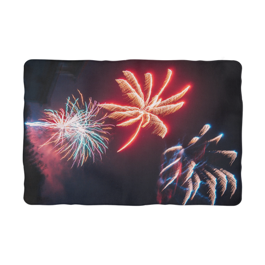 Fireworks Sublimation Pet Blanket