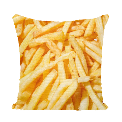 Fries Sequin Cushion Cover