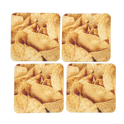 Nachos Hardboard Coaster Set of 4