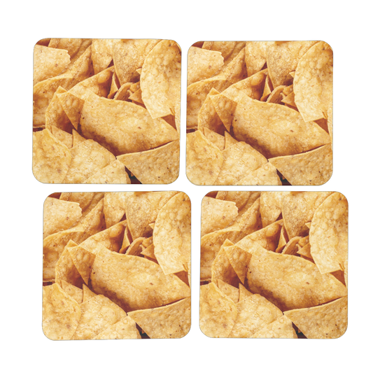 Nachos Hardboard Coaster Set of 4