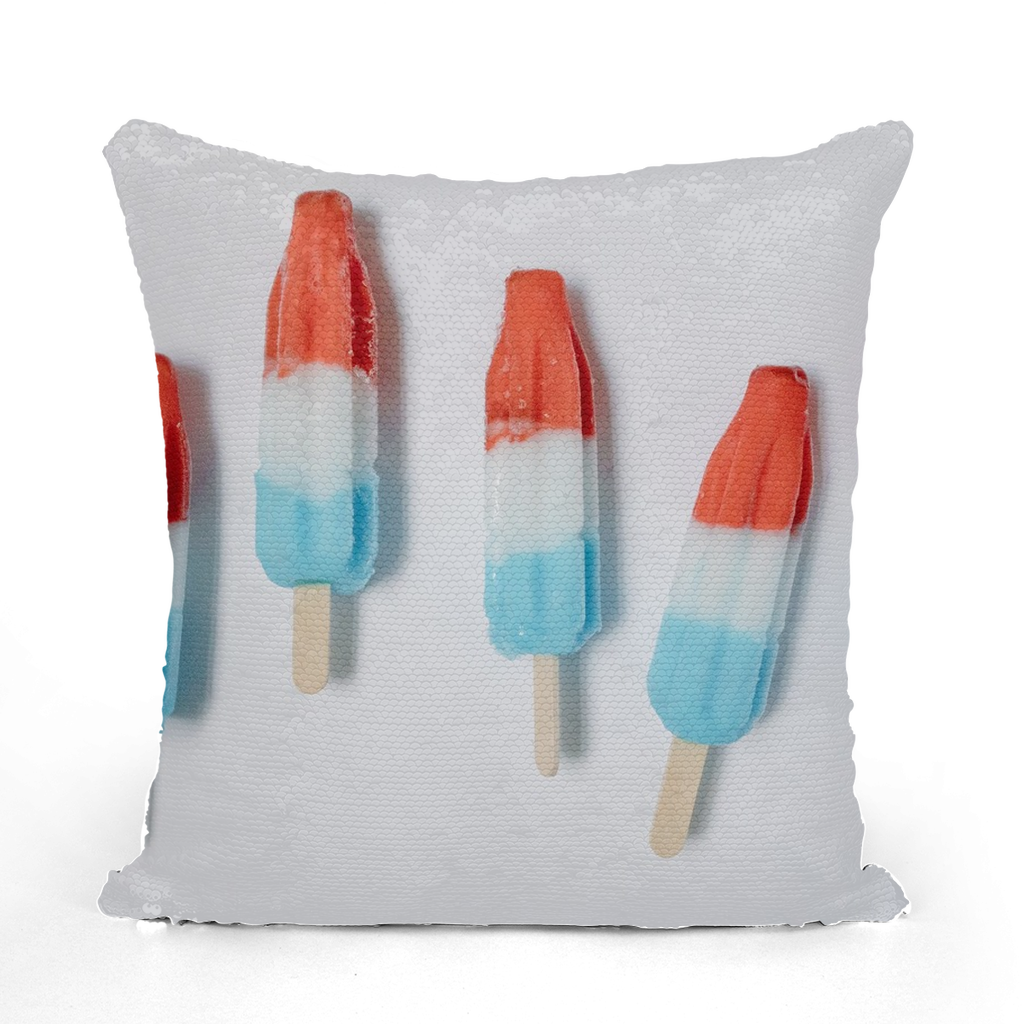 Popsicle Sequin Cushion Cover