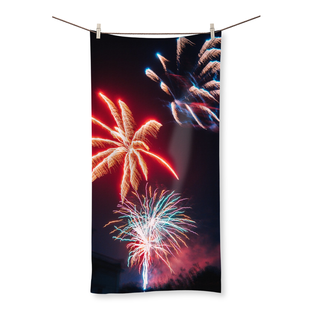 Fireworks Sublimation All Over Towel