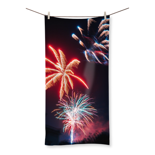 Fireworks Sublimation All Over Towel