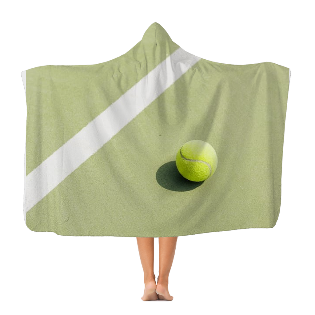 Tennis Premium Adult Hooded Blanket