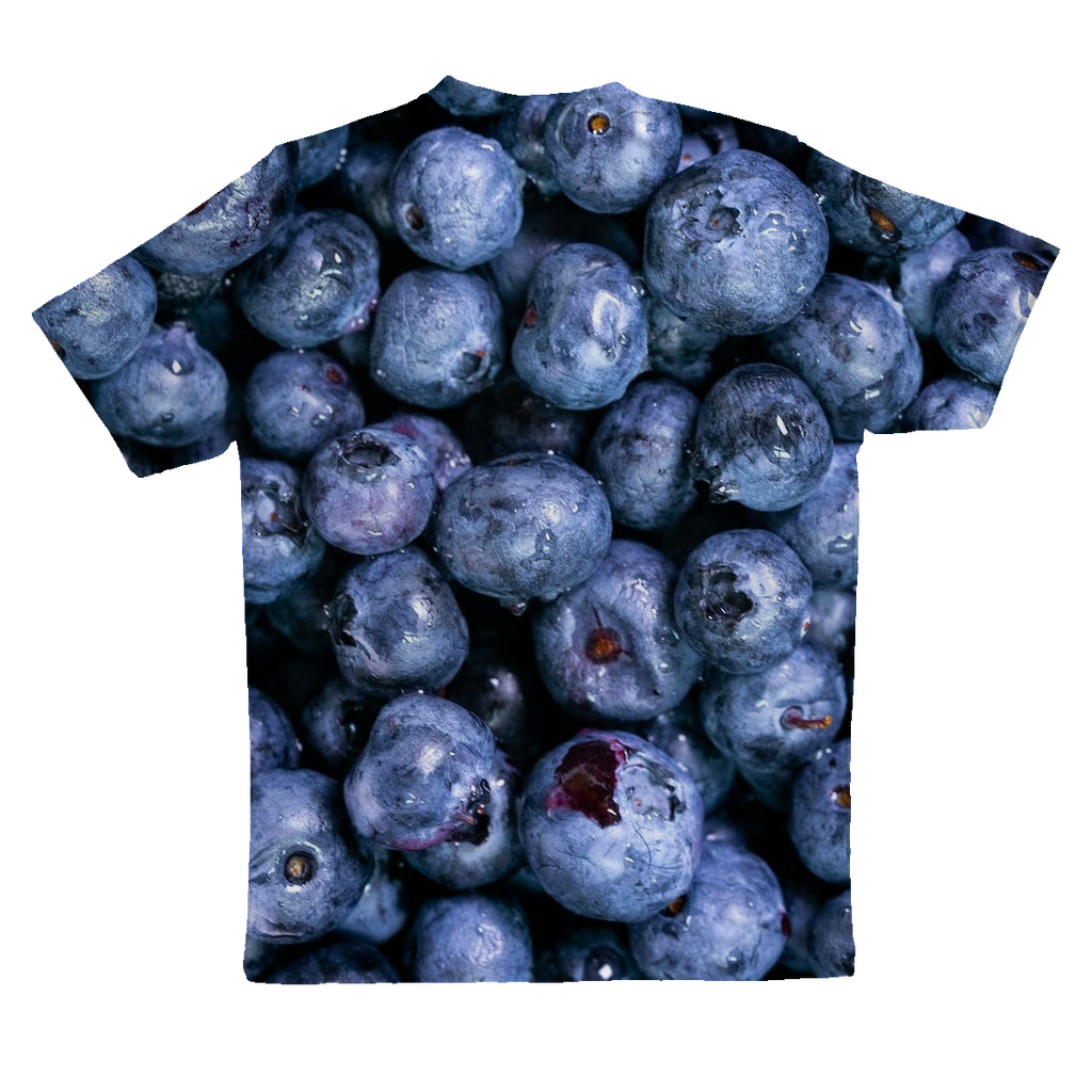 Blueberry Sublimation Performance Adult T-Shirt