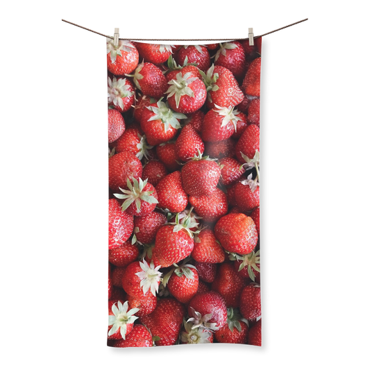 Strawberry Sublimation All Over Towel