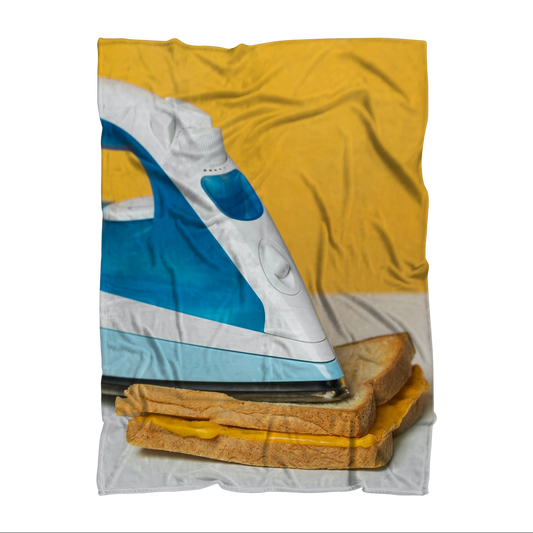 Grilled Cheese Sublimation Throw Blanket