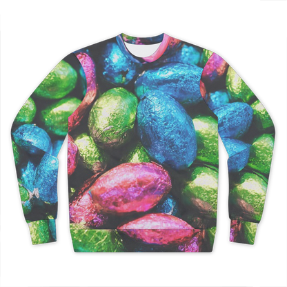 Easter Eggs Performance Cut and Sew Sublimation Unisex Sweatshirt