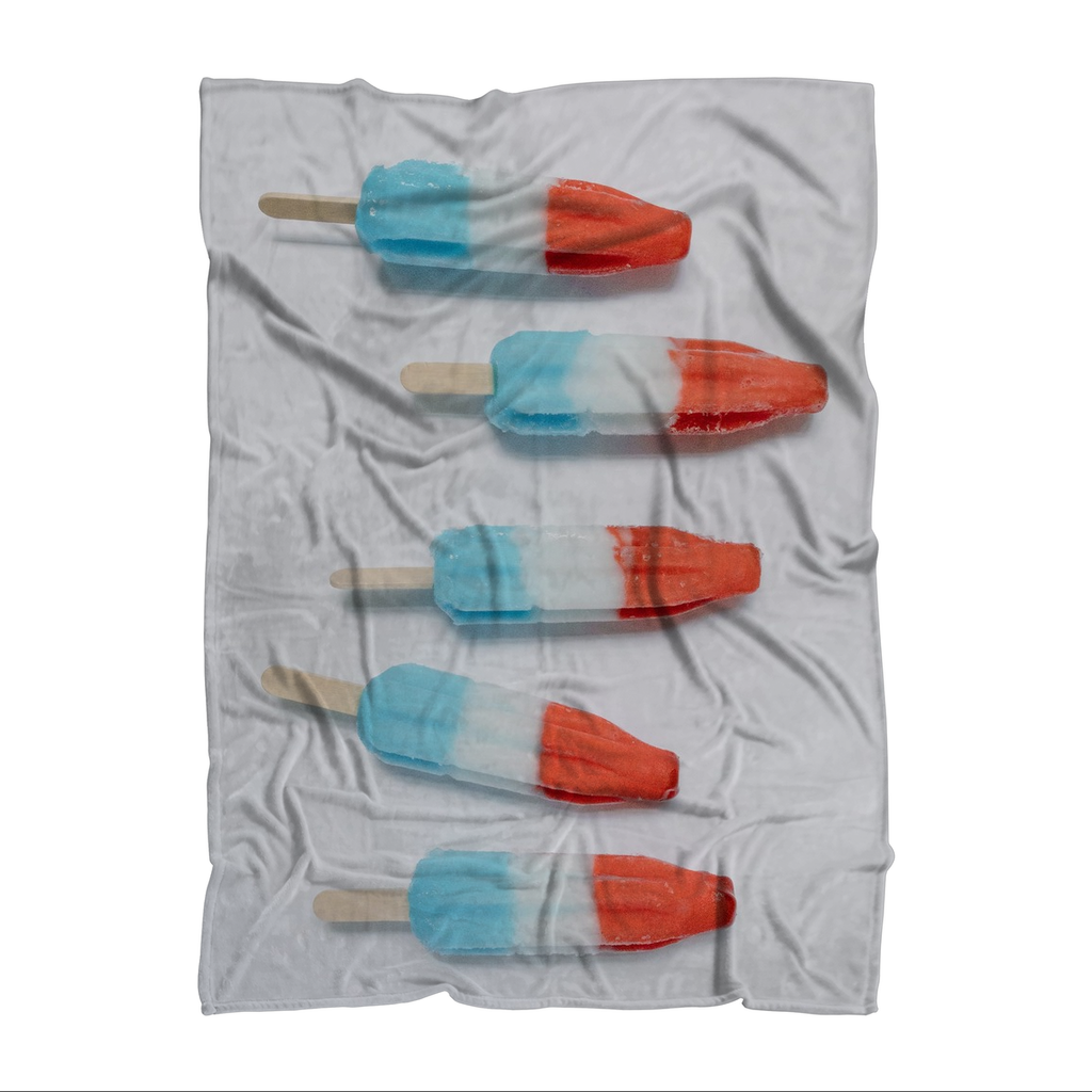 Popsicle Sublimation Throw Blanket