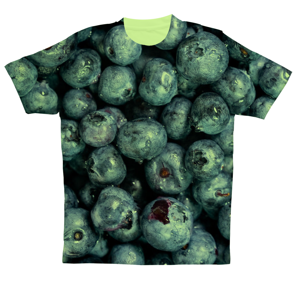 Blueberry Sublimation Performance Adult T-Shirt