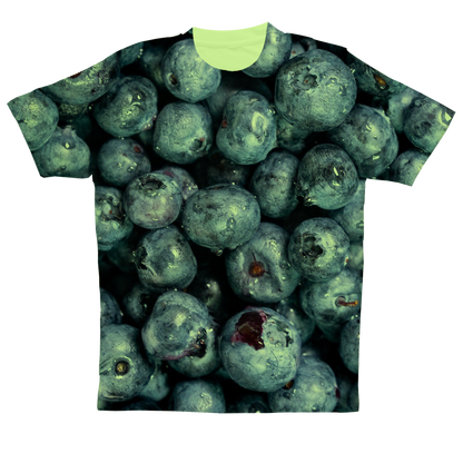 Blueberry Sublimation Performance Adult T-Shirt