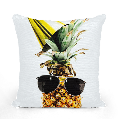 Pineapple Sequin Cushion Cover