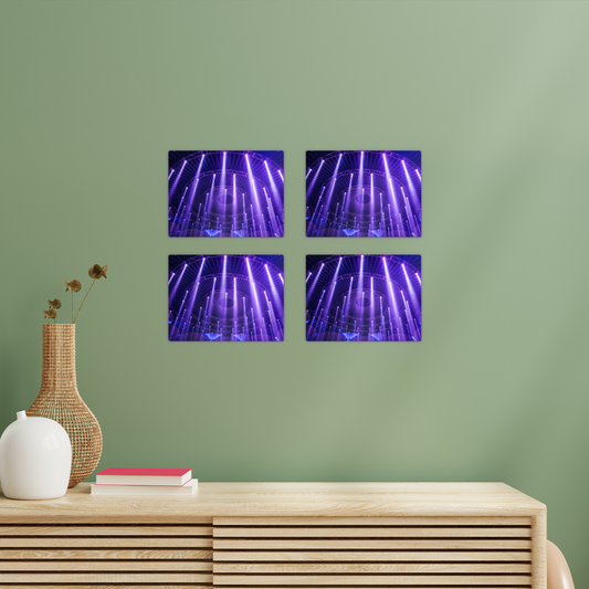 Nightclub Rectangle Wall Tiles Set of 4