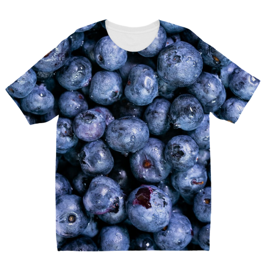 Blueberry Sublimation Kids T-Shirt