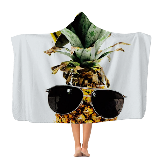 Pineapple Premium Adult Hooded Blanket